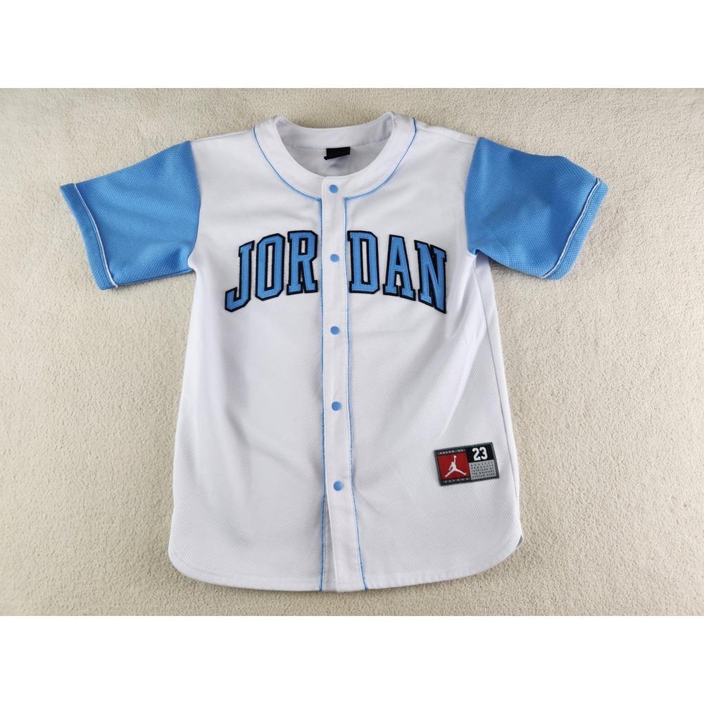 Michael Jordon Brand of Flight North Carolina Baseball Jersey Size Youth Medium